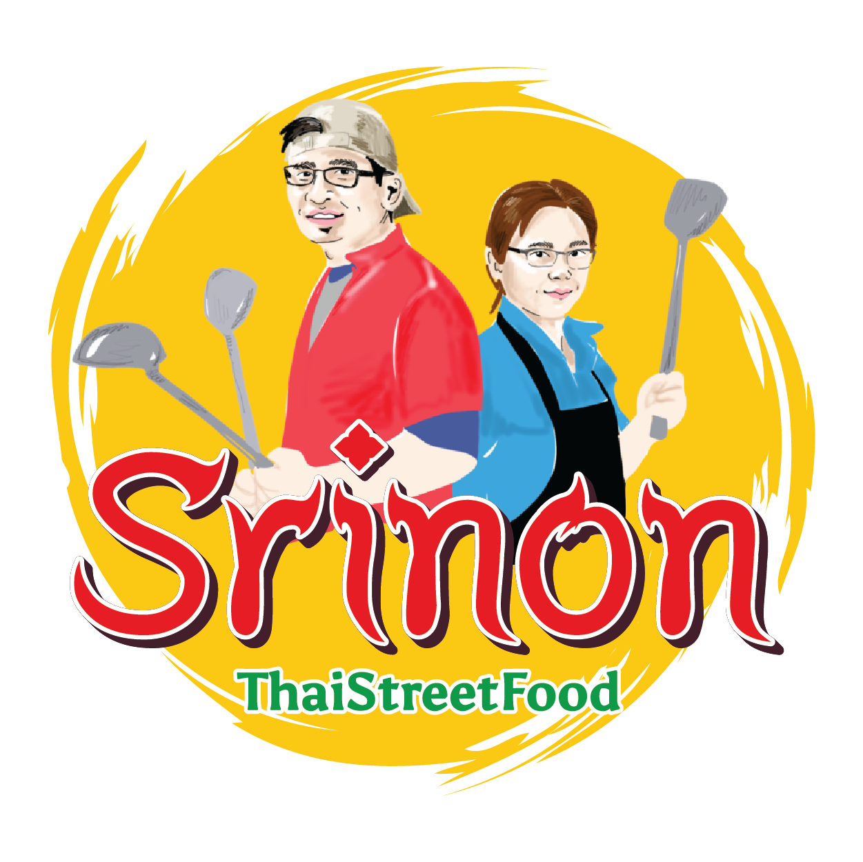 Srinon Thai Street Food Logo